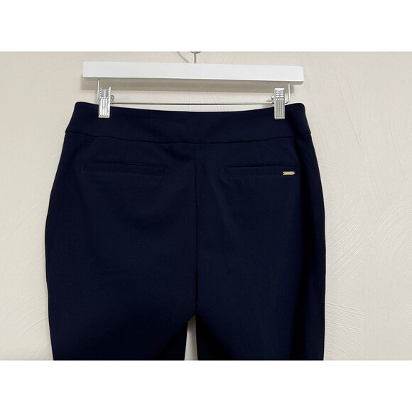 Anne Klein Women’s Size 2 Navy Blue Dress Pants Trousers Work Career Gold Accent - Picture 4 of 9
